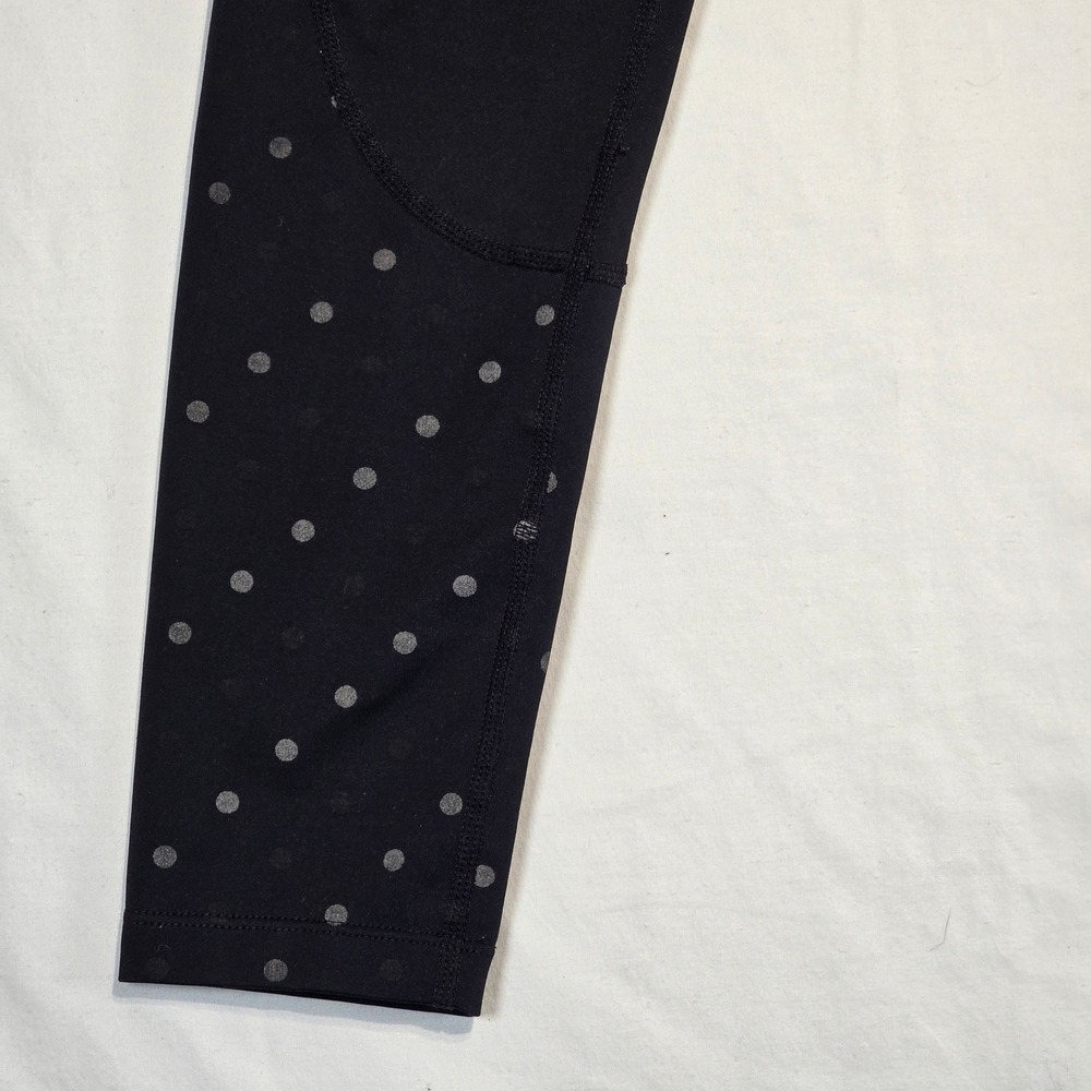 Nike Dri-FIT Womens Black Reflective Polka Dot Running Leggings CJ5567-10 Size M - Picture 4 of 16